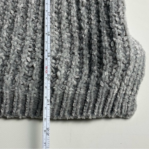 Aeropostale Sweater Womens Medium Gray Scoop Neck Long Sleeve Lightweight Ladies - Picture 6 of 8